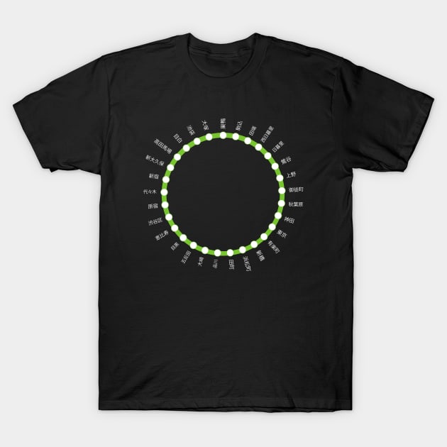 Tokyo Yamanote Line - Japanese T-Shirt by Japan2PlanetEarth